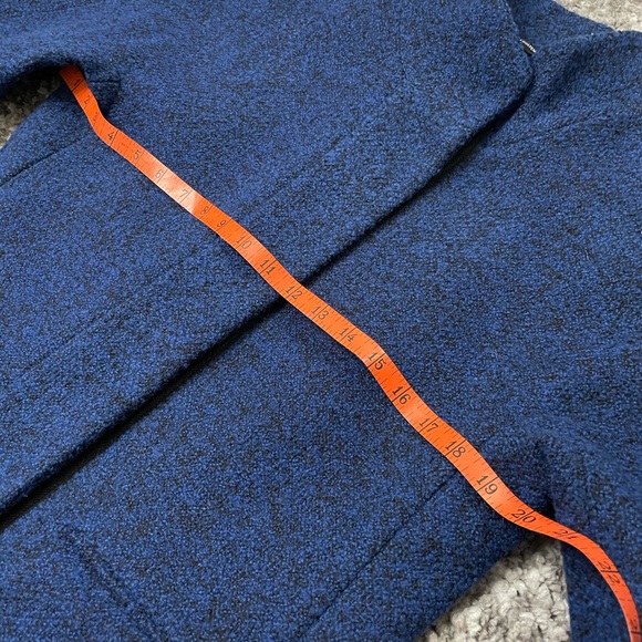 Jones New York blue & black marled coat - Picture 8 of 10